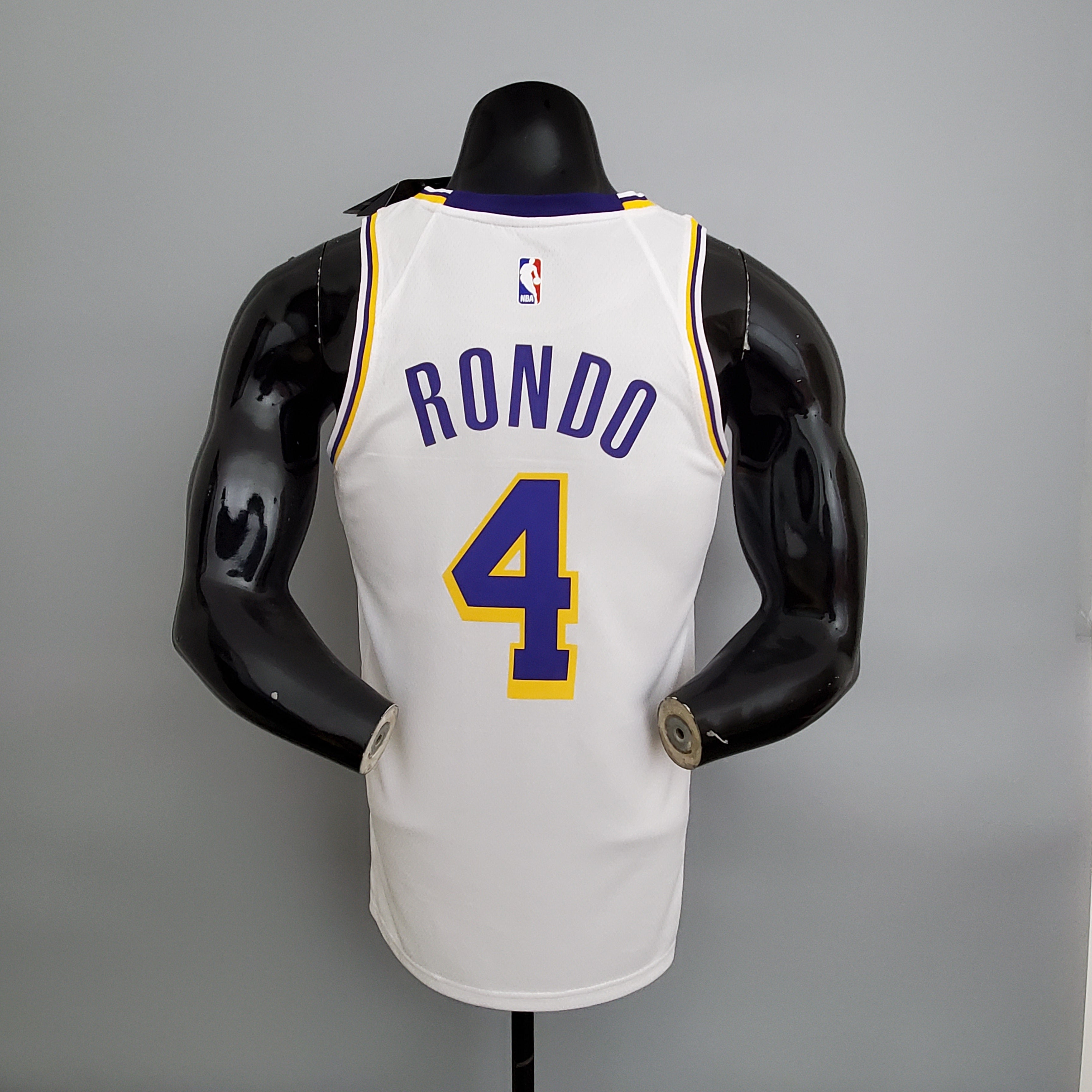 Camisa NBA Lakers #4 Rondo New Finals White - 23/24