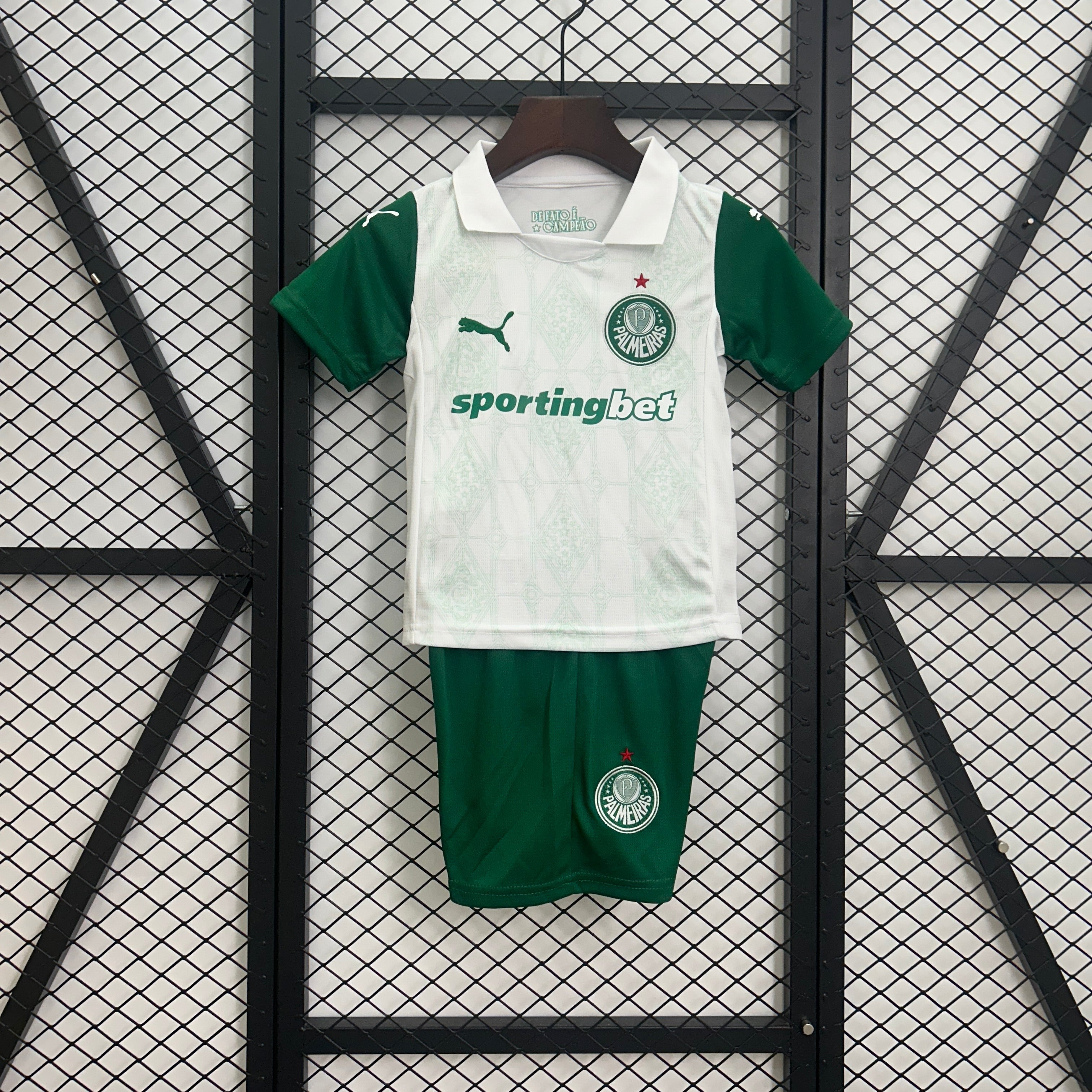 Kit Infantil Palmeiras 25/26 Away - Branco