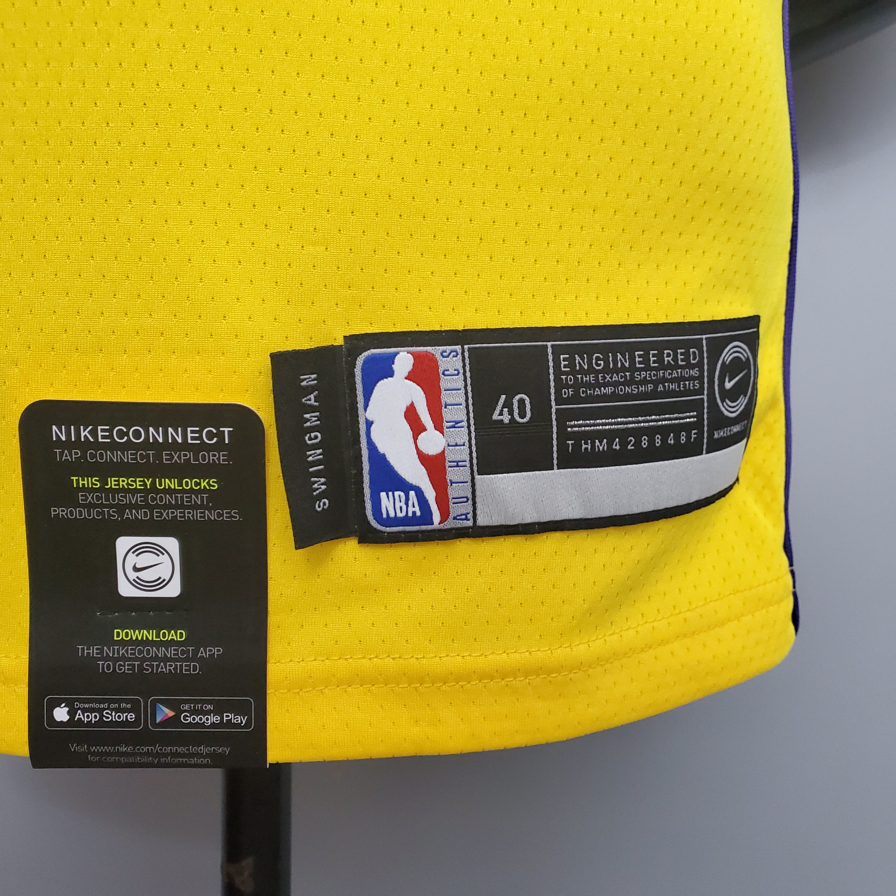 Camisa NBA Lakers #6 James V-neck Nike Connection - 23/24