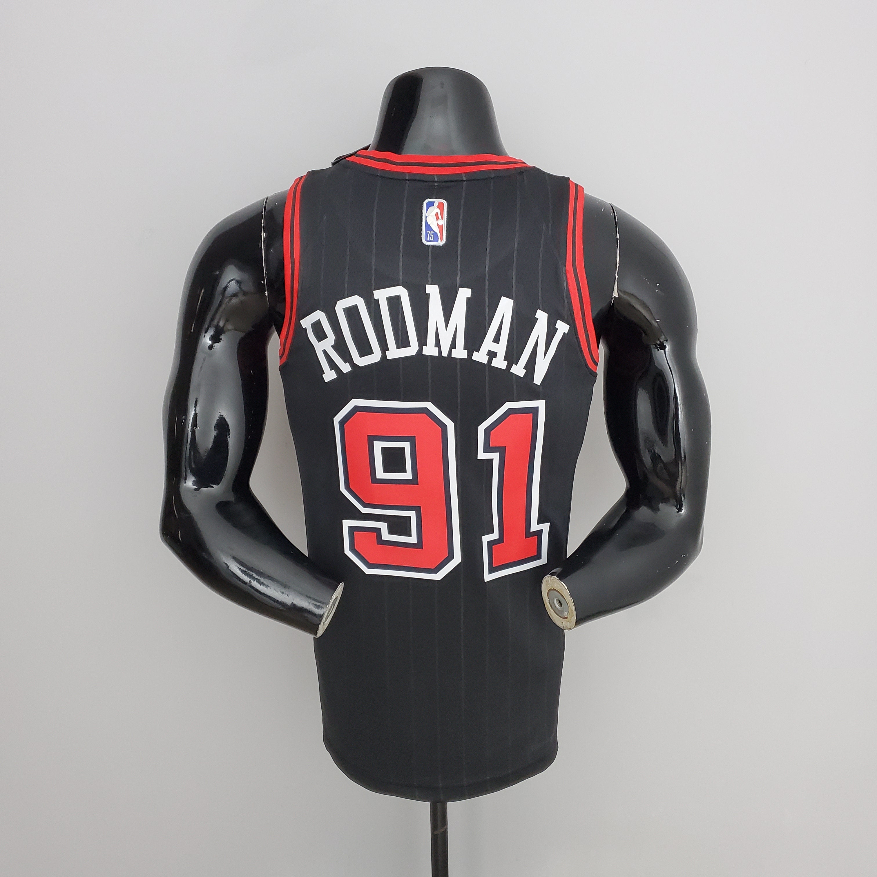 Camisa NBA Chicago Bulls #91 Rodman - Flyers Black