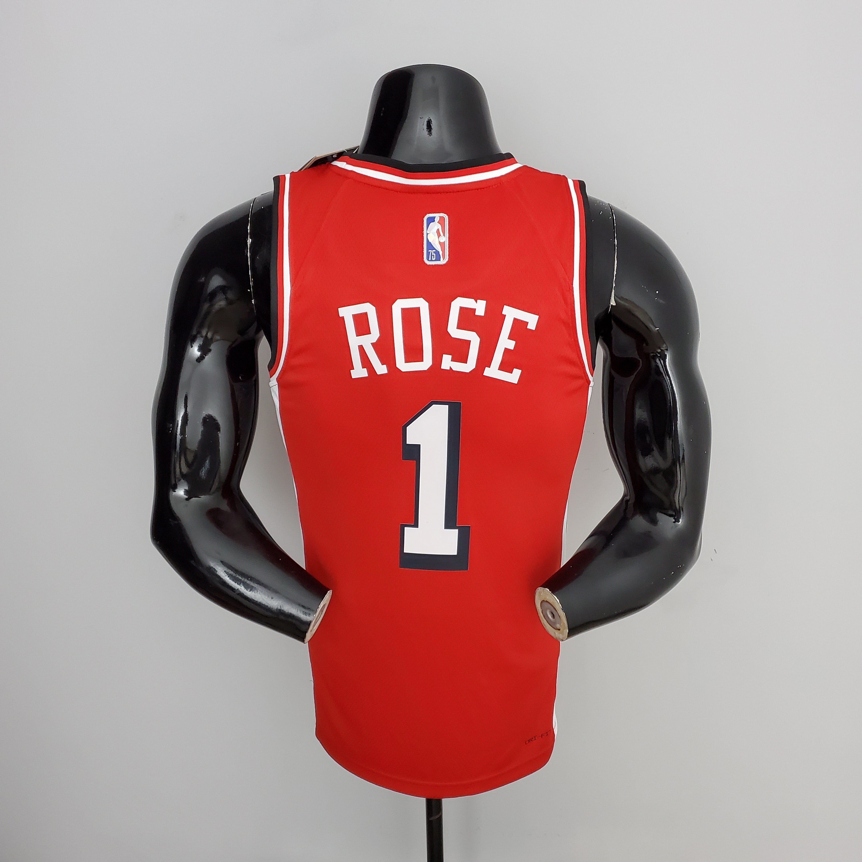 Camisa NBA Chicago Bulls #1 Rose - 75° Aniversário Red