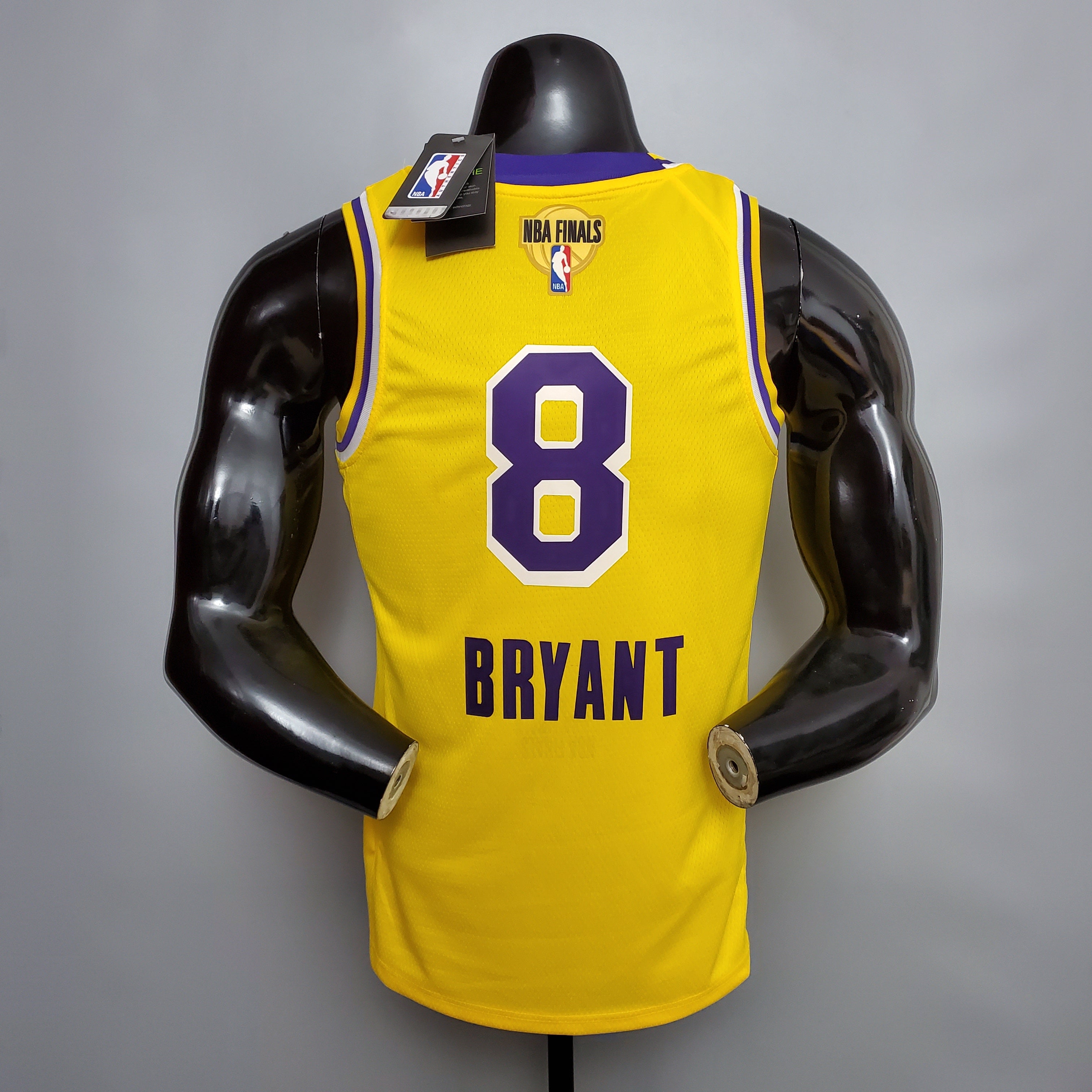 Camisa NBA Lakers #8 Bryant Finals Yellow - 23/24