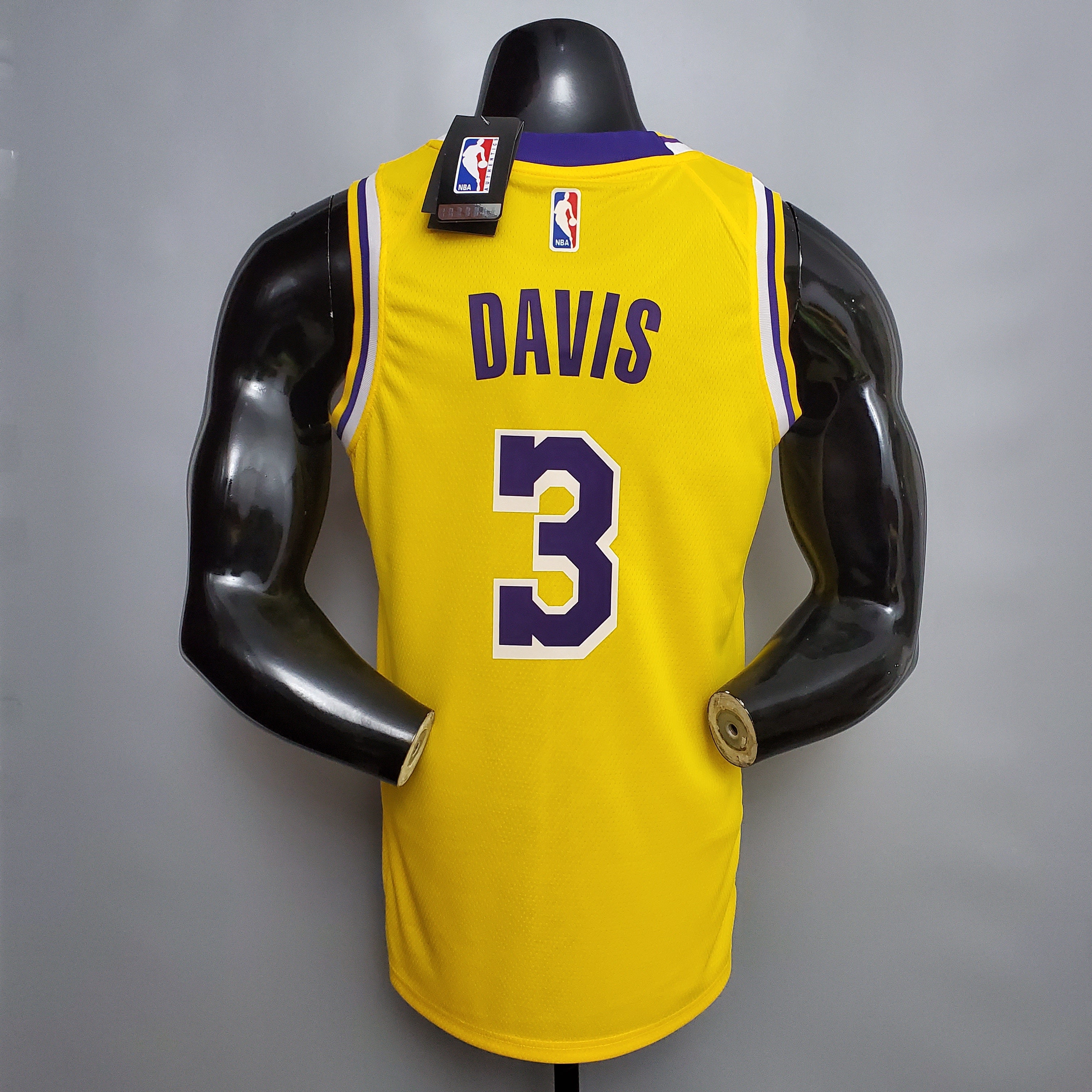 Camisa NBA Lakers #3 Davis Commemorative Yellow - 23/24