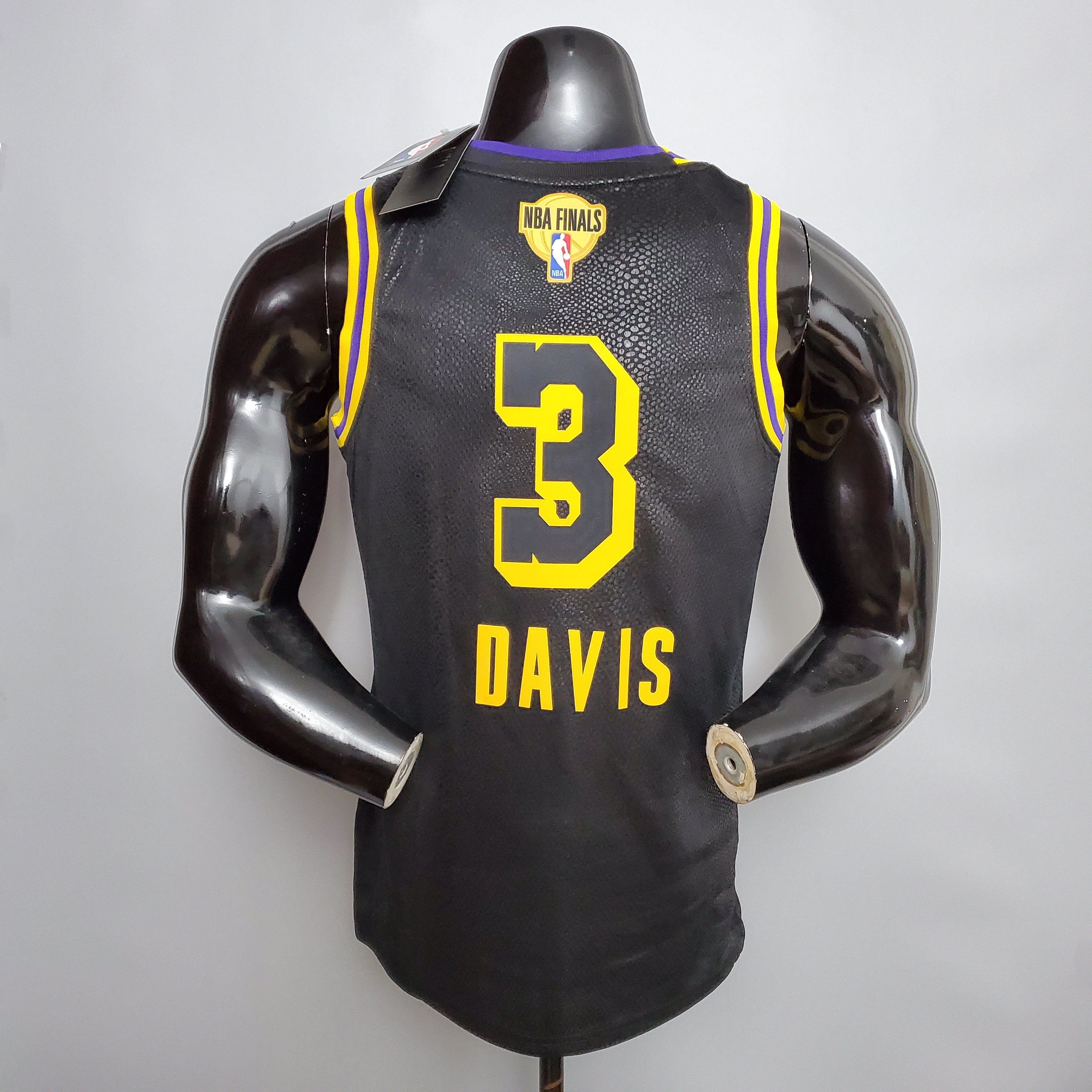 Camisa NBA Lakers #3 Davis NBA Finals Black - 23/24
