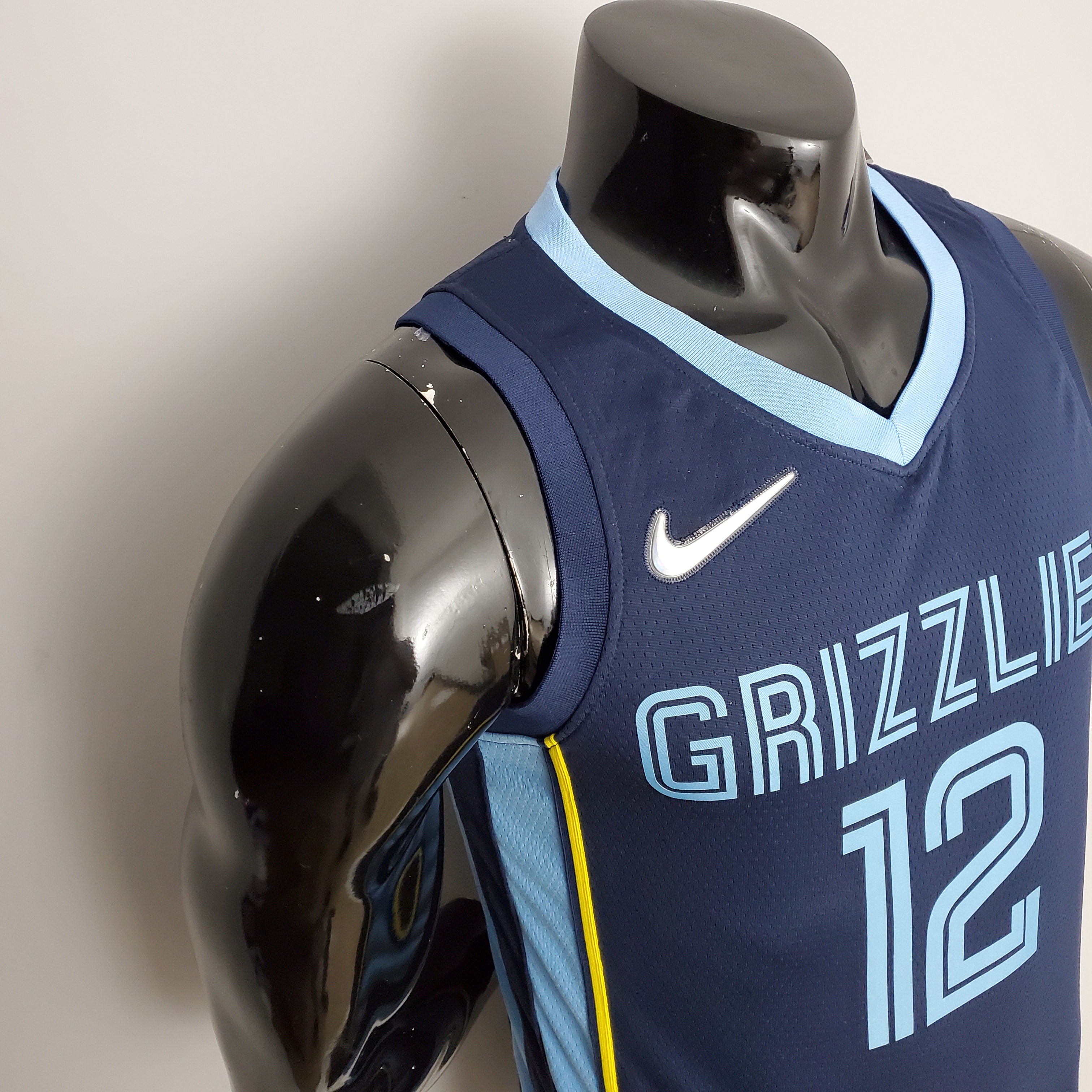 Camisa NBA Memphis Grizzlies #12 Morant - 75° Aniversário Blue