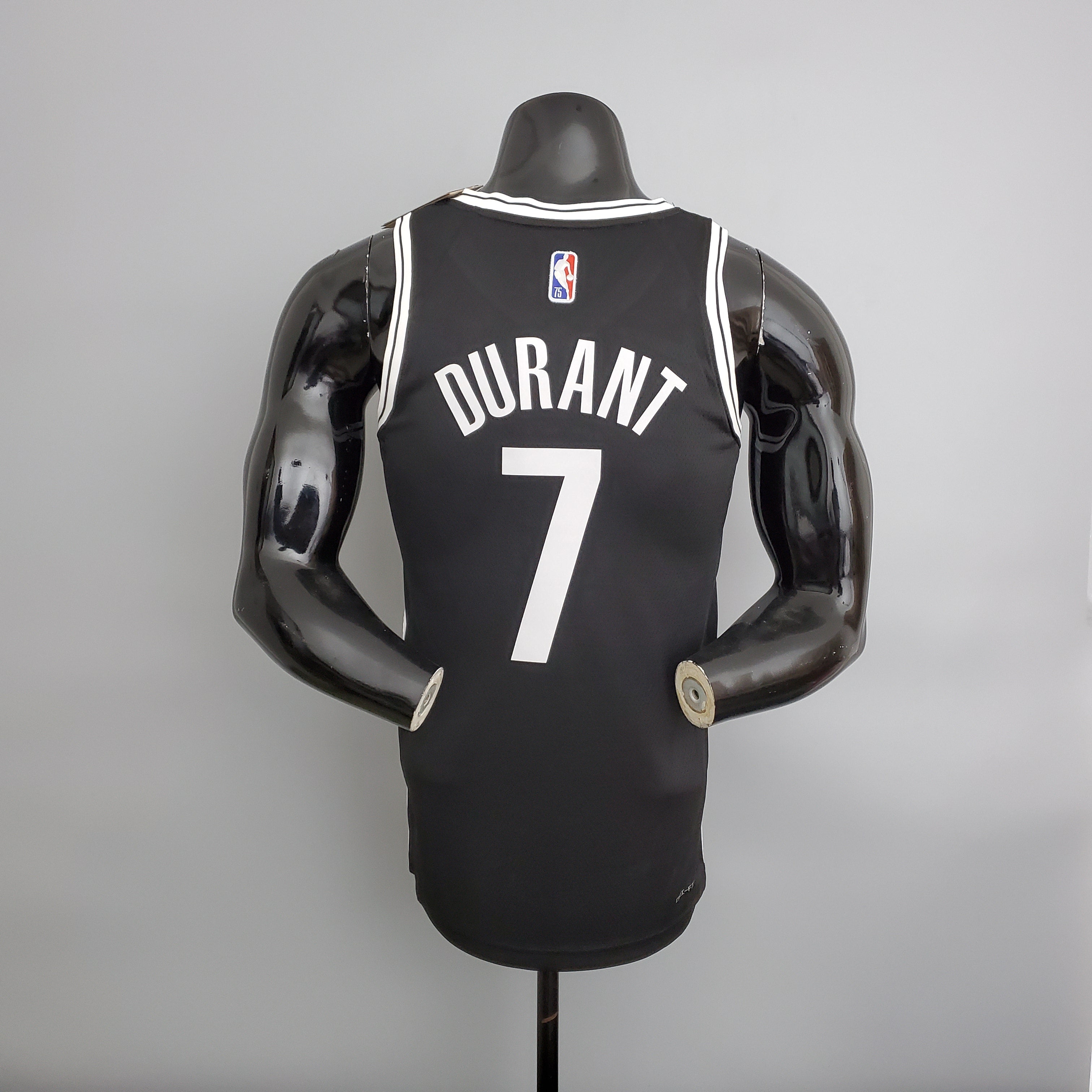 Camisa NBA Brooklyn Nets #7 Durant - 75° Aniversário Black