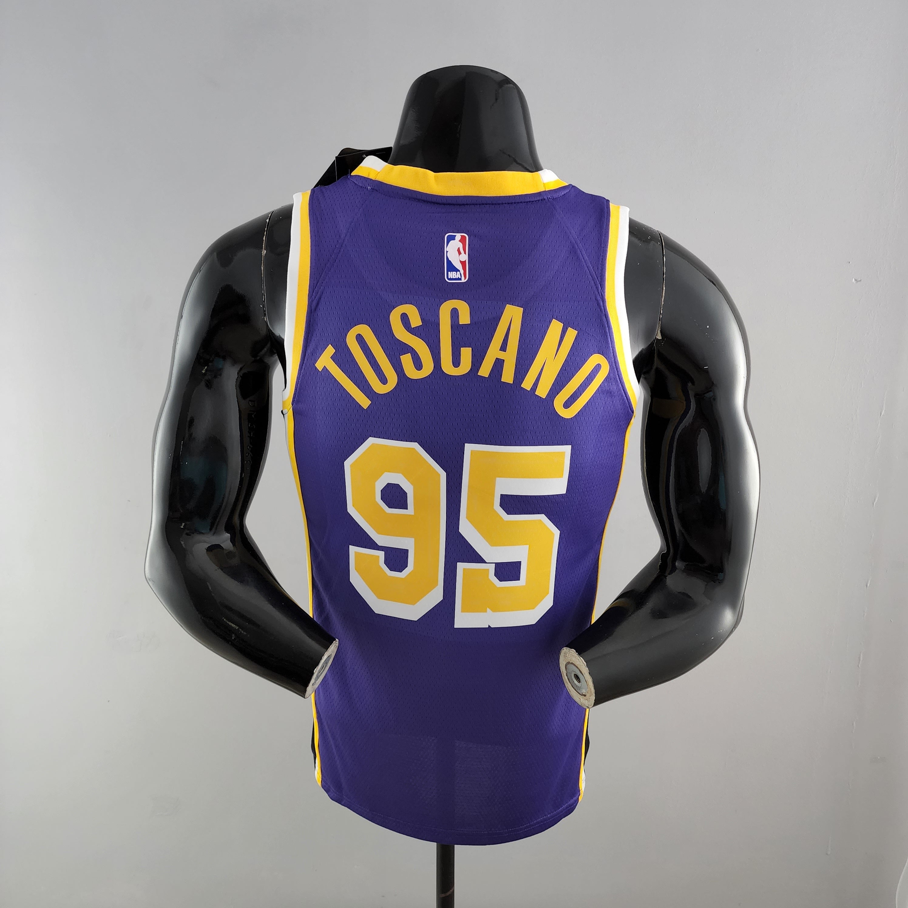 Camisa NBA Lakers #95 Toscano Roxa 75° Aniversário  - 23/24