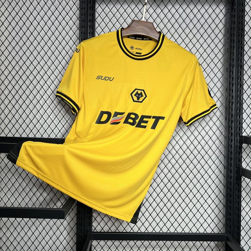 Camisa Wolves I 24/25 Castore - Amarelo