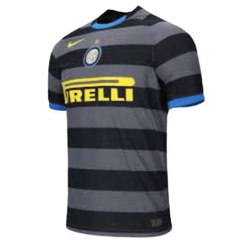 Camisa Inter de Milão Retro 2020/21 III Preta e Cinza Nike