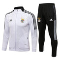Conjunto Inverno Benfica Branca Adidas - Com Fecho
