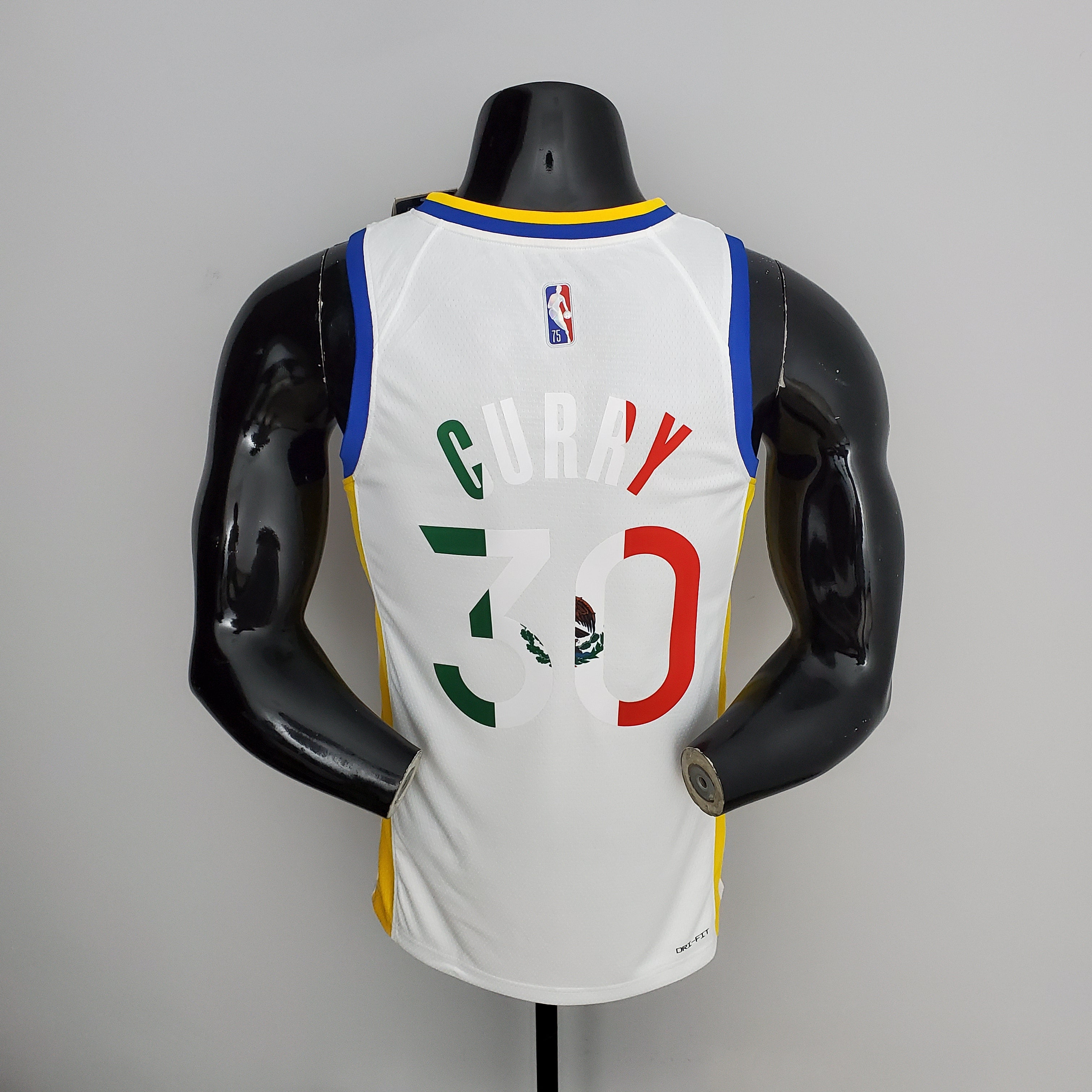 Camisa NBA Golden State Warriors #30 Curry - Mexico White