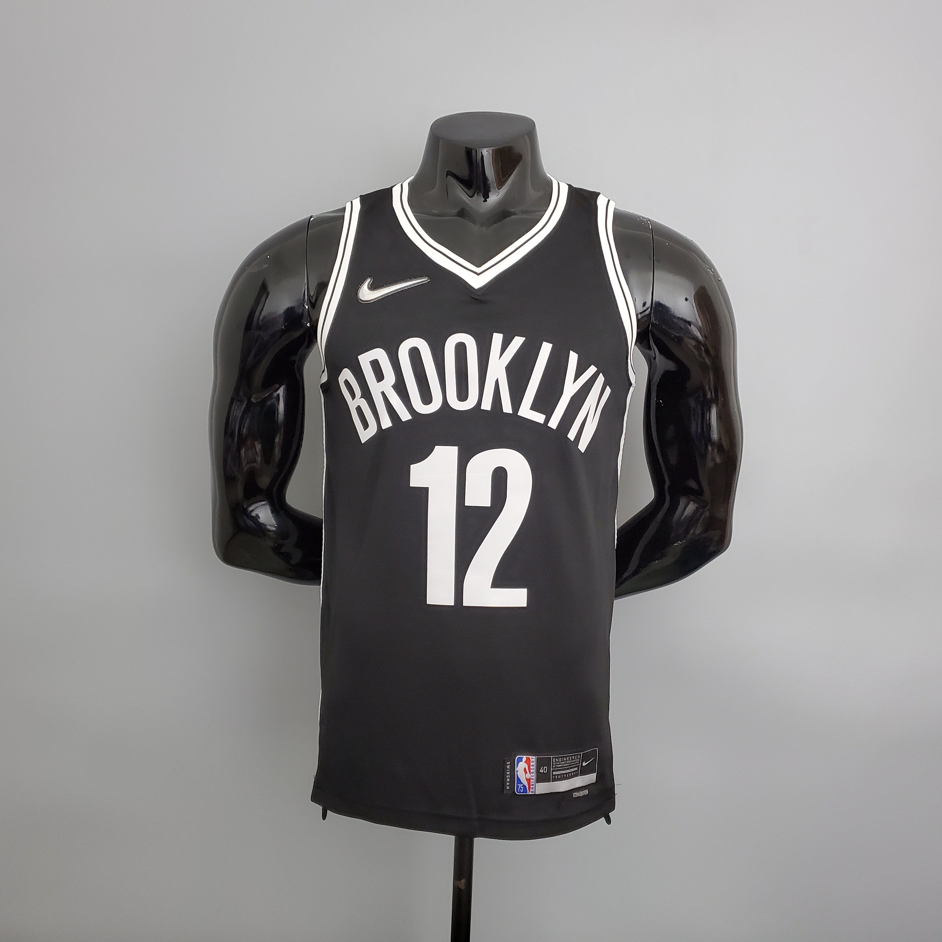 Camisa NBA Brooklyn Nets #12 Harris- 75° Aniversário Black