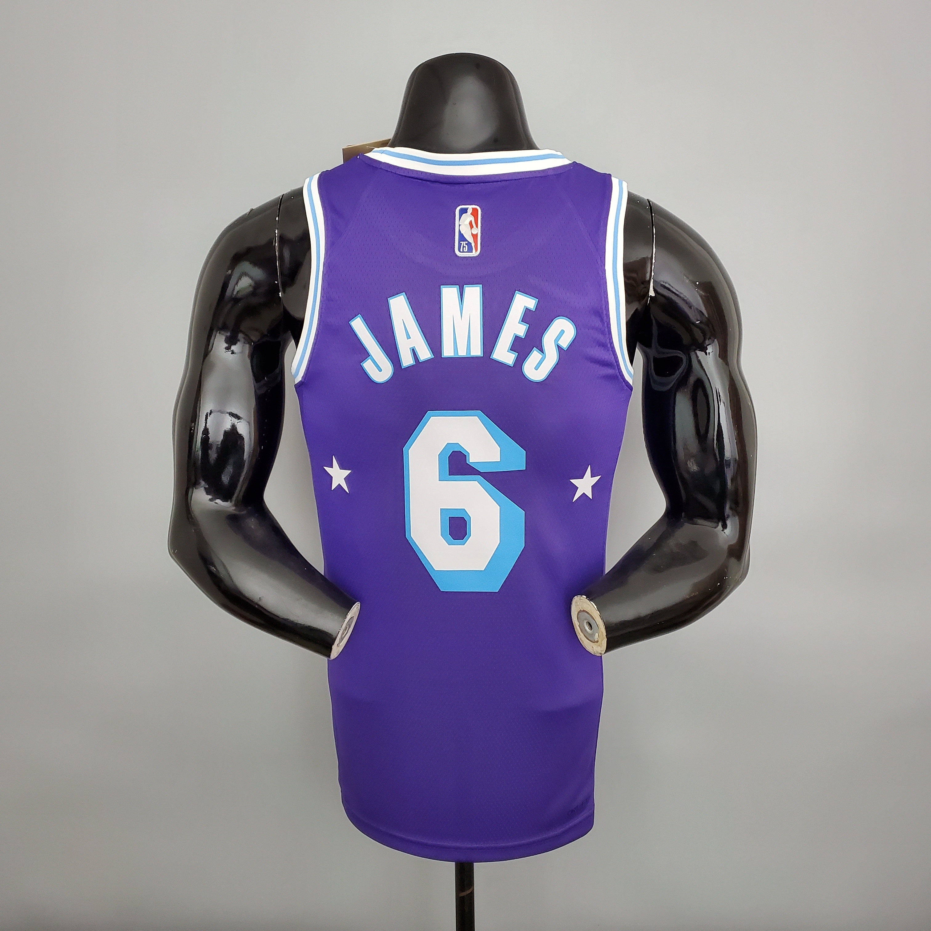 Camisa NBA Lakers #6 James City Edition Purple - 23/24