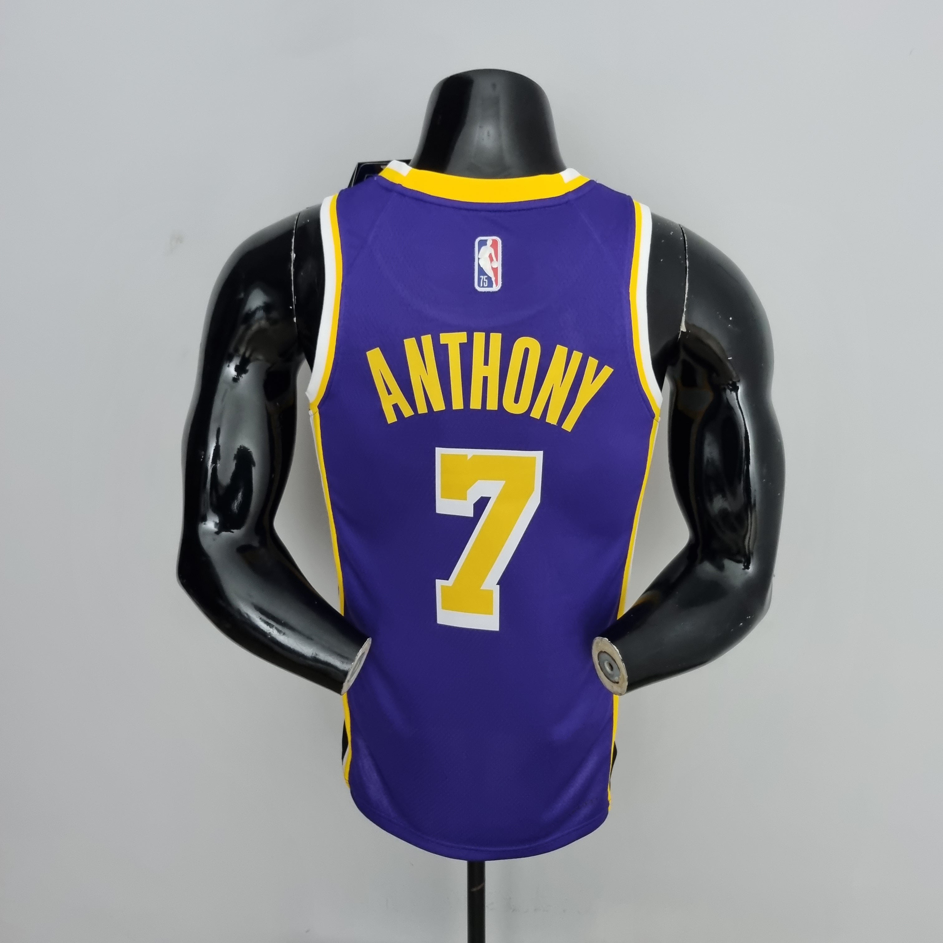 Camisa NBA Lakers #7 Anthony Purple 75° Aniversário- 23/24